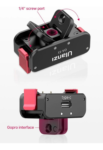 Câmera Dji Action 2 Dual-screen Combo 4k + Combo Acessorios