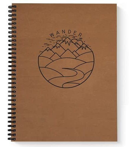 Cuaderno Espiral, Block N Cuaderno-diario En Espiral Wander 