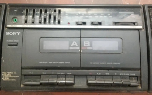Radiograbador Doble Cassetera Sony Modelo Cfs-w350 Reparar