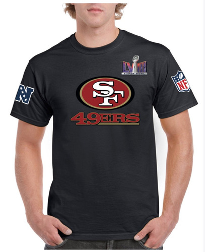 Playera Super Bowl Lviii 2024 Sf 49ers Vs Kc Chiefs Dama Y C