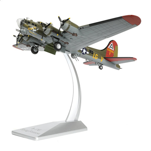 Bombardeiro B-17 Fortress 1/72 (pintura Em Cinza Claro) Segu