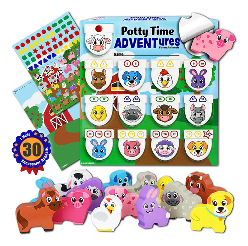 Lil Advents Adventures Time - Animales De Granja Con 14 Prem