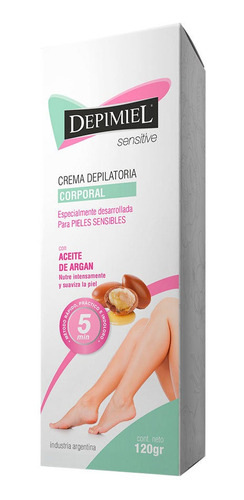 Crema Depilatoria Corporal Depimiel Sensitive X 120 Gr