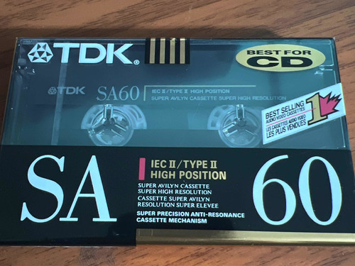 Cassette De Audio Virgen Tdk Sa60