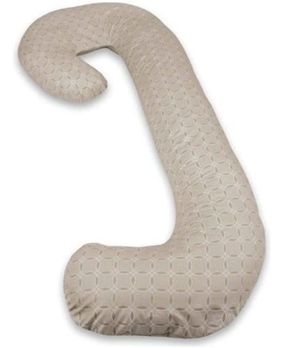 Snoogle Chic  Funda De Repuesto Para Snoogle Almohada Taupe