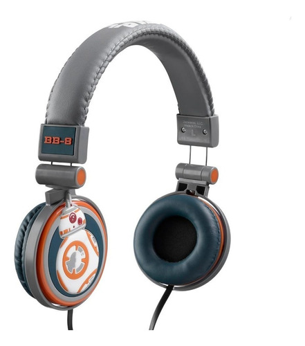 Auricular Hp9904 Star Wars Disney Bb8 Color Gris/Naranja