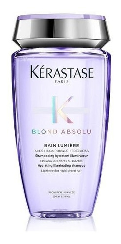Imagen 1 de 8 de Shampoo Kérastase Blond Absolu Bain Lumiere en botella de 250mL por 1 unidad