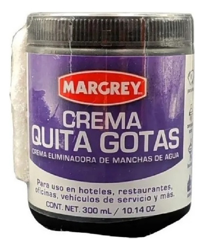 Quitar Gotas En Crema 300g - Removedor De Manchas De Agua Color Blanca