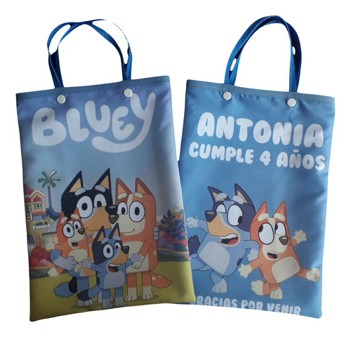 8 Bolsitas Tela Personalizadas Souvenir Cumpleaños Infantil