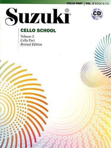 Book : Suzuki Cello School, Vol 3 Cello Part, Book And Cd -