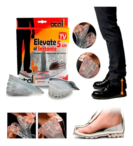comprar Plantillas Talonera Aumenta Altura Silicona Elevate Color Transparente Talle De La Talonera 36-43 comprar Plantillas Talonera Aumenta Altura Silicona Elevate Color Transparente Talle De La Talonera 36-43