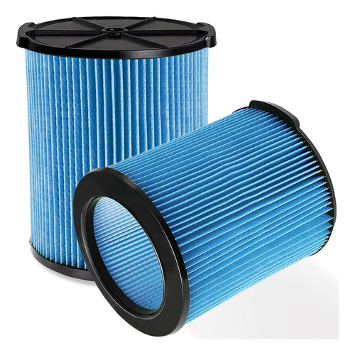 & 2 Piezas Filtro De Repuesto Para Aspiradora Ridgid Vf5000