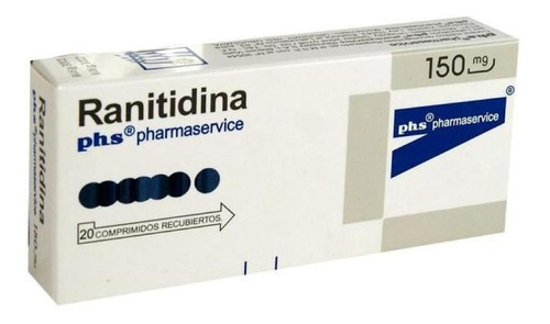 Ranitidina Phs 150mg 20 Comp