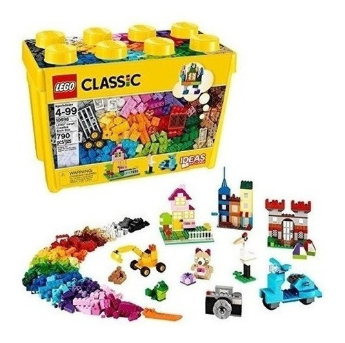 Lego Classic Caja Grande 790 Fichas Caja De Ladrillo 10698