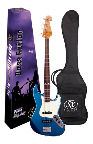 Bajo Eléctrico Sx Sjb62+ Jazz Bass Con Funda