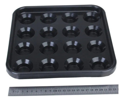 Bandeja De Plástico Para Almacenamiento, 16 Bolas, Billar, B