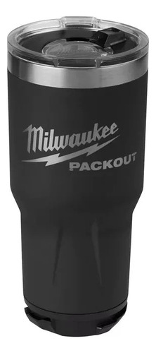 Termo De 880ml (30oz) Negro Packout Milwaukee 48-22-8393b