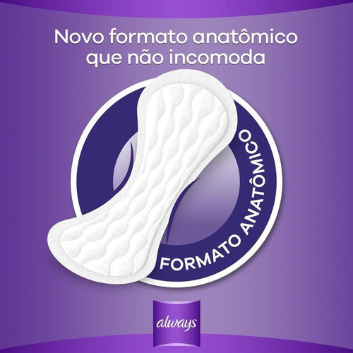 Protetor Diário Edição de Verão Always com 40 unidades