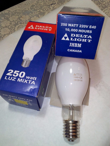 Bombillos De Luz Mixta 250 Wts. 220v Rosca E40