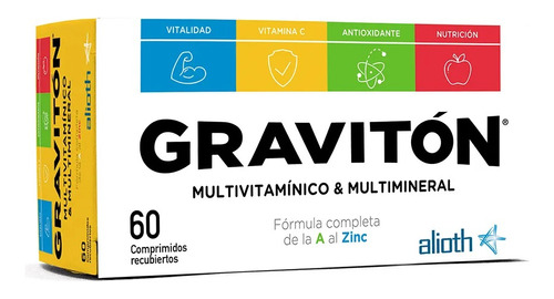 Graviton X 60 Comprimidos - Multi Vitaminas Y Minerales