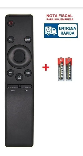 Imagem 1 de 7 de Controle Remoto Universal Smart Tv 4k Samsung Pilhas Gratis