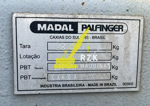 Guindaste Madal Palfinger Md300l - 2009