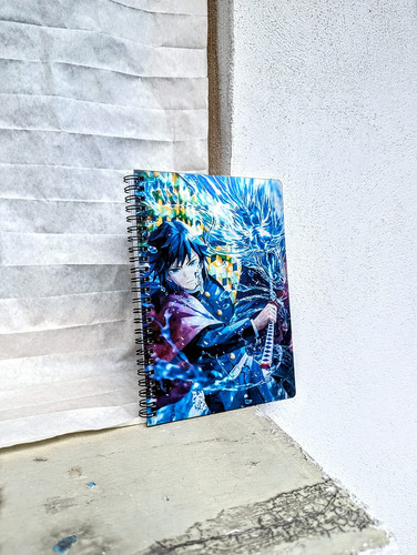 Cuaderno 80 Hojas Lenticular Raya Demon Slayer 21x14.5 Cm