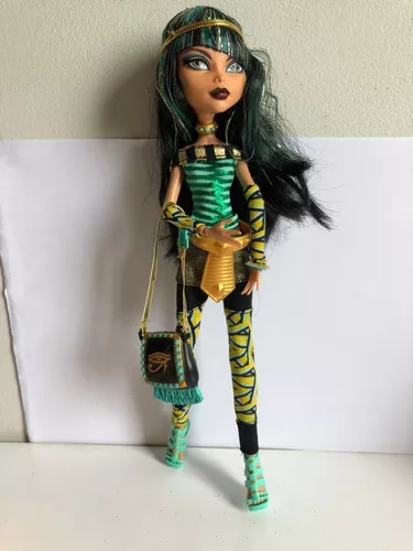 boneca monster high cleo de nile fca COMPLETA