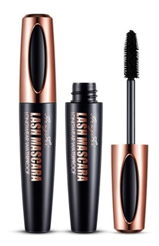 Mascara Alonga E Da Volume Aos Cilios 4d À Prova Dágua Cor Preto