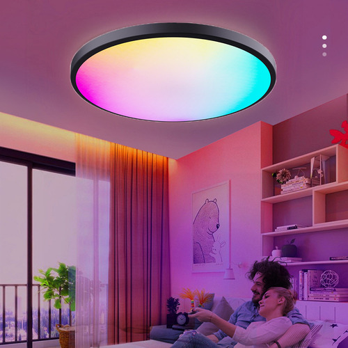 Luz De Techo Rgb Inteligente Luz De Techo De 24 W Enchufe