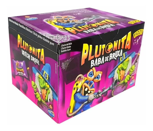 Chiclete Plutonita Baba De Bruxa Halloween Arcor 180g