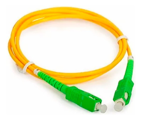 Patch Cord De Fibra Sm Sc-apc Router Cnt Netlife Sx 3 Metros