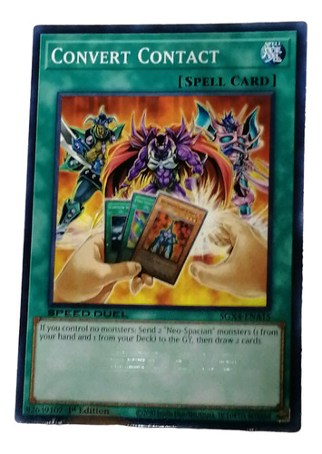 Yugioh Comun Speed Duels Covert Contact
