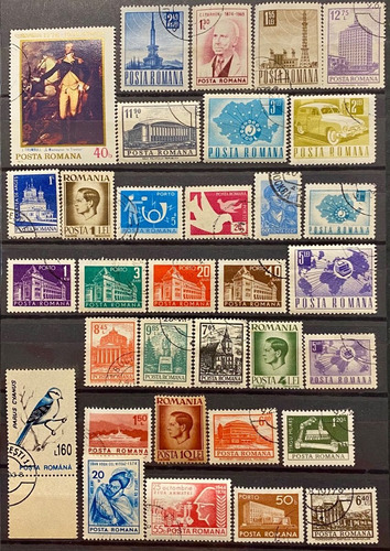 Rumania - Lote De 33 Sellos - Temas Varios P030