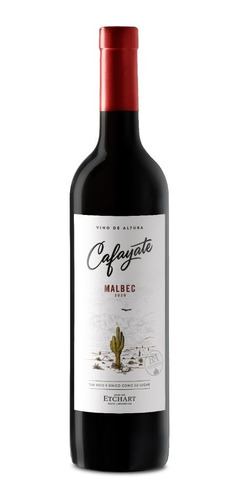 Imagen 1 de 1 de Vino Tinto Cafayate Malbec Botella De 750 Ml