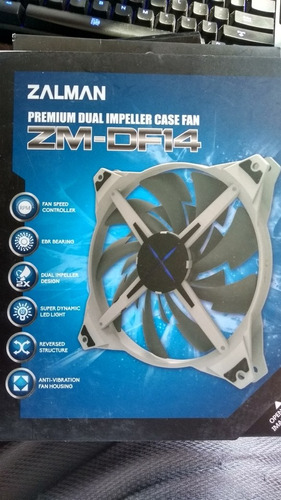 Ventilador Pc Zalman Zm-df14 Blanco.