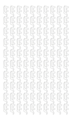 Bonitos Sujetapapeles, Con Forma De 100 Unidades, Antidesliz