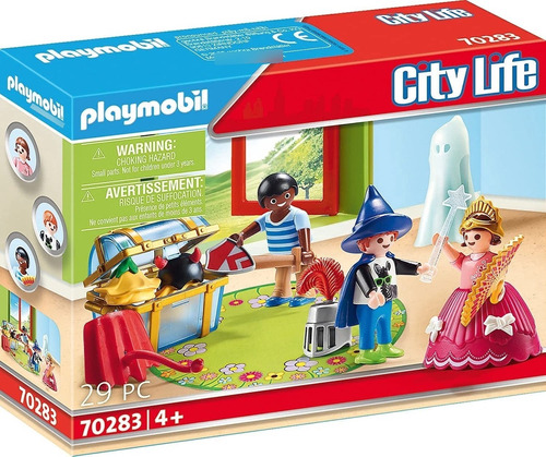 Playmobil Set Niños Con Disfraces Accesorios City Life 70283