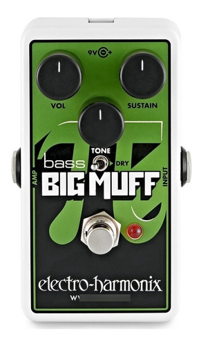 Pedal Electro Harmonix Nano Bass Big Muff Pi Distorsión Bajo