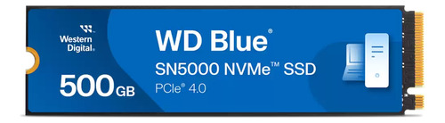Disco Solido Ssd 500 Gb Nvme Sn5000 Western Digital Blue Color Azul