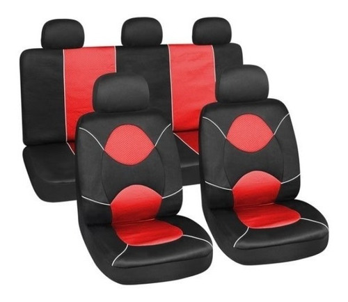 Forros Cubreasiento Rojo Con Negro Sport Auto Lexus