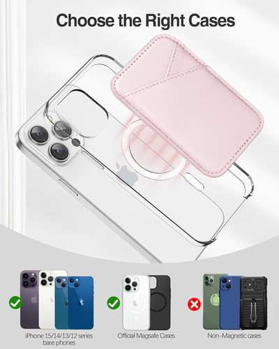 Cartera Magsafe, Tarjetero Magnético Para iPhone Serie 16/15