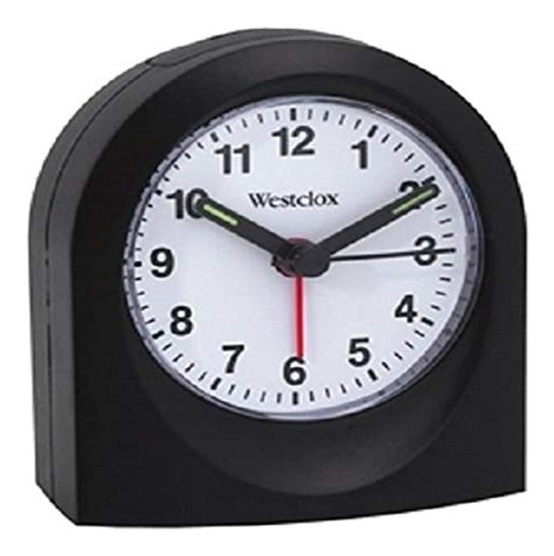 Reloj Despertador De Cuarzo Westclox 47312 Caja Negra