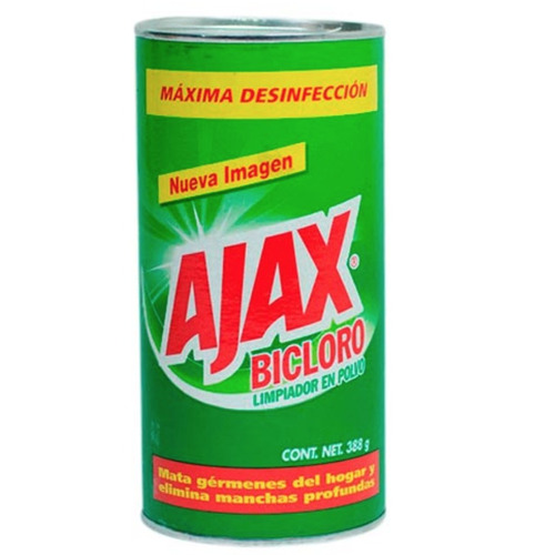 Caja Lavatrastes Ajax Bicloro De 388 Grs Con 48 Piezas
