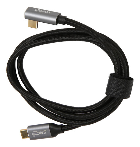 Cable De Datos Para Steam Deck Usb C A 90 Grados Usb C 100w