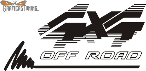 Imagen 1 de 7 de Calco 4x4 Off Road Kit 02 Ploteados Calcos Graficastuning