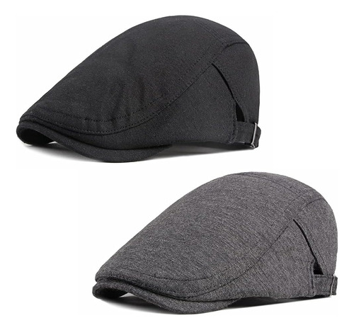 Gionforsy, Paquete De 2 Boinas Para Hombre, Sombrero Plano D