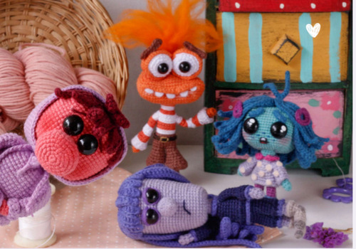 Patron Tutorial Amigurumi Intensamente 2 Crochet En Español