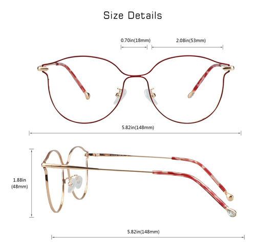 Gafas Que Bloquean La Luz Azul Visionglobal Women