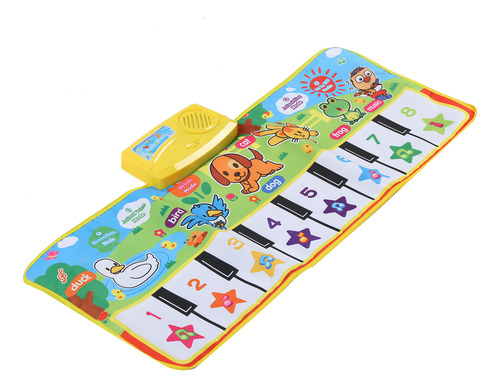 Manta De Piano Para Niños, Teclado Plegable, Alfombra Musica